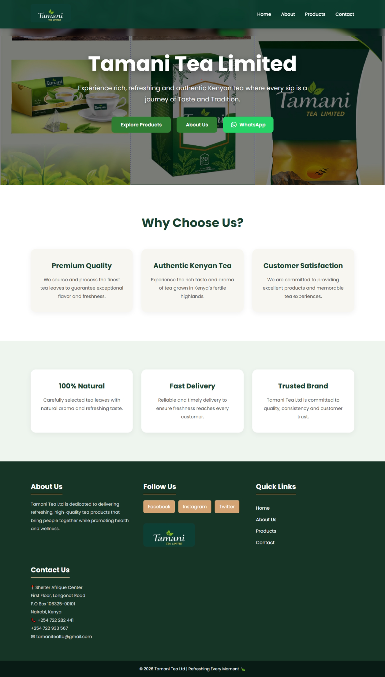 Tamani Tea LTD